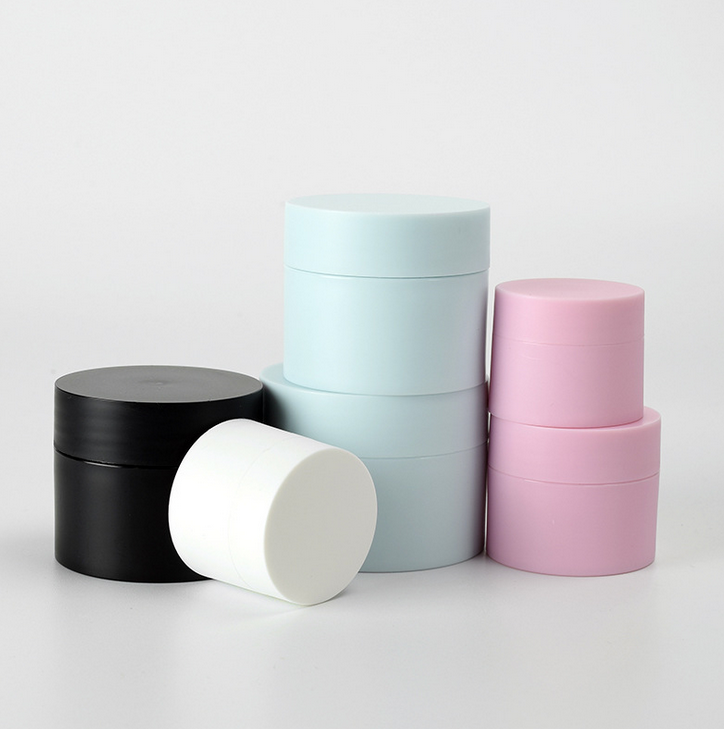 Xiamen Factory Directly Wholesale Cosmetic Containers Empty Plastic Cream Jar, Cosmetic Cream Double Wall Jars