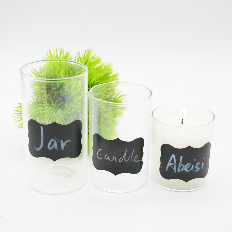 Xuzhou Abeisi heat resistant glass jar for Scented Candle clear candle holders with bamboo cork lid