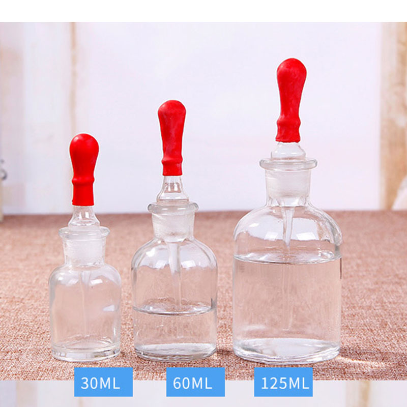 Xuzhou Avertan Chemical Laboratory glass reagent bottles with Dropper Experimentbottle in amber clear