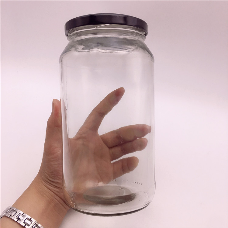 Xuzhou glass manufacturer 250ml 500ml 1000ml food preserve glass jar
