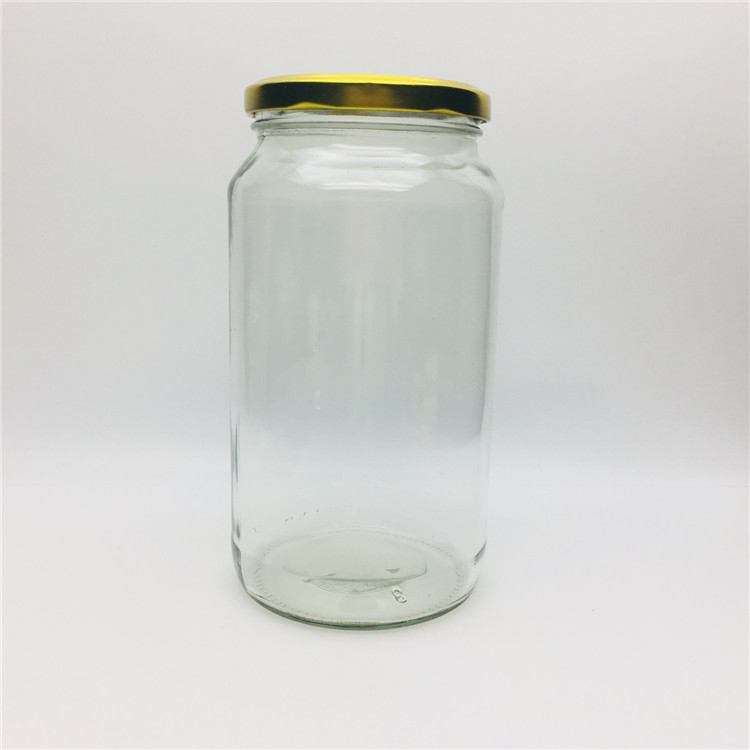 Xuzhou glass manufacturer 250ml 500ml 1000ml food preserve glass jar