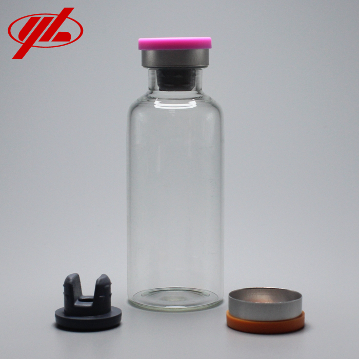 YBB Standard 30ml Clear Empty Glass Vials for Medical Injection