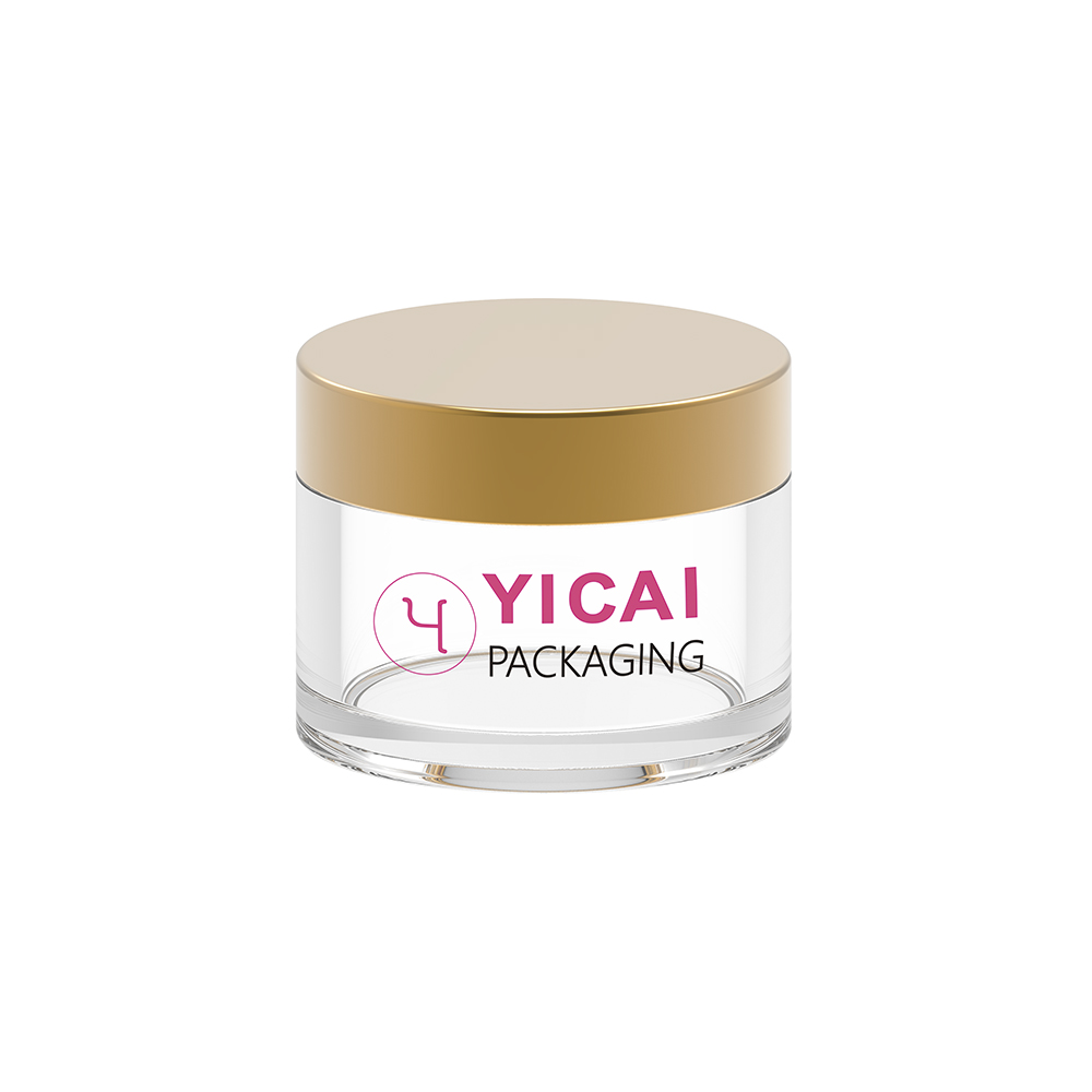 YCX11 Sifter Loose Powder Jar with Puff Packaging Plastic Case Mushroom Body OEM Box Packing Cap Color Printing Square