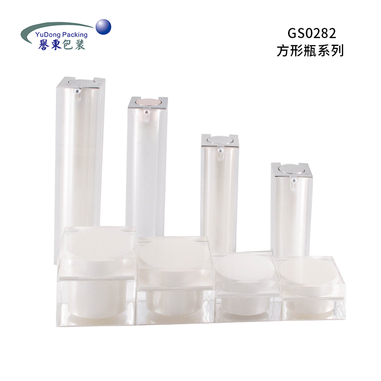 YUDONG Lotion Pump Bottle Airless Cream Jar Plastic PACK Hot Sale Empty 15/30/50/100ml Skin Care Packaging Screen Printing