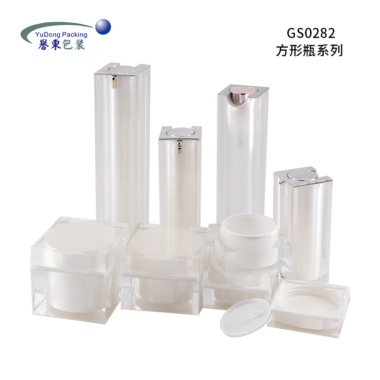 YUDONG Lotion Pump Bottle Airless Cream Jar Plastic PACK Hot Sale Empty 15/30/50/100ml Skin Care Packaging Screen Printing