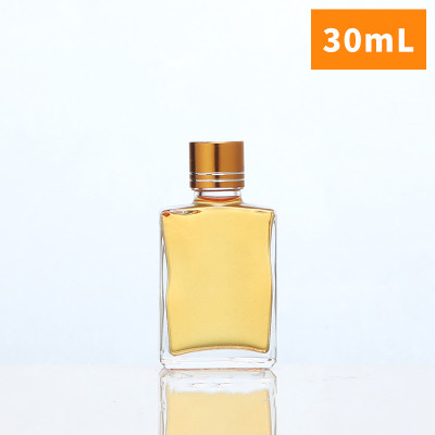 Youcheng whisky wine 30ml 50ml 100ml Empty Flat Whiskey clear Glass Bottle