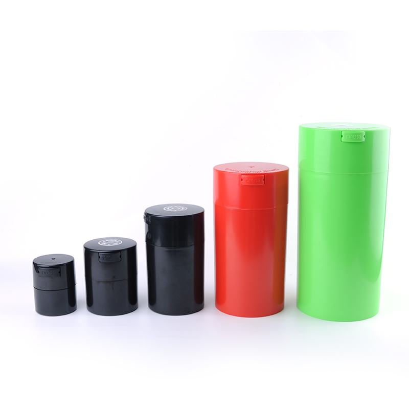 Yufan JL-029Y Custom Plastic Jar Container Abs Vacuum Air Tight Plastic Storage Jar Seal