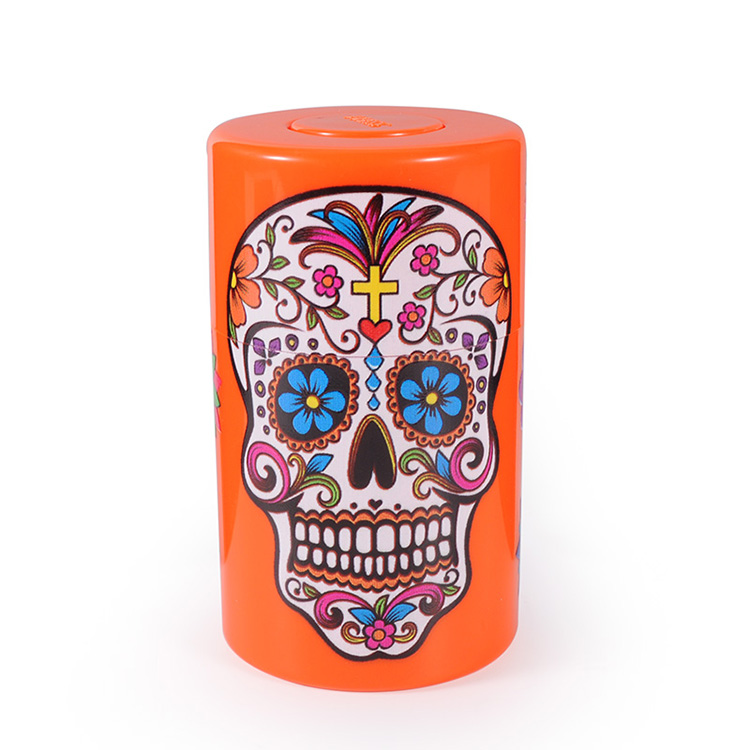 Yufan JL-035Y Wholesale Custom Outdoor Waterproof Storage Box Picture Light Big Smoking Accessories Jar