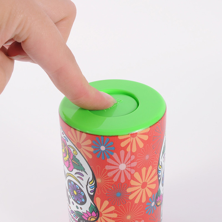 Yufan JL-035Y Wholesale Custom Outdoor Waterproof Storage Box Picture Light Big Smoking Accessories Jar