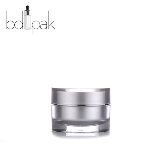 Yuyao Factory Round Luxury Plastic Nail Gel Cosmetic Container Empty 5g 10g Cream Jar