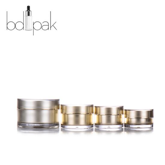 Yuyao Factory Round Luxury Plastic Nail Gel Cosmetic Container Empty 5g 10g Cream Jar