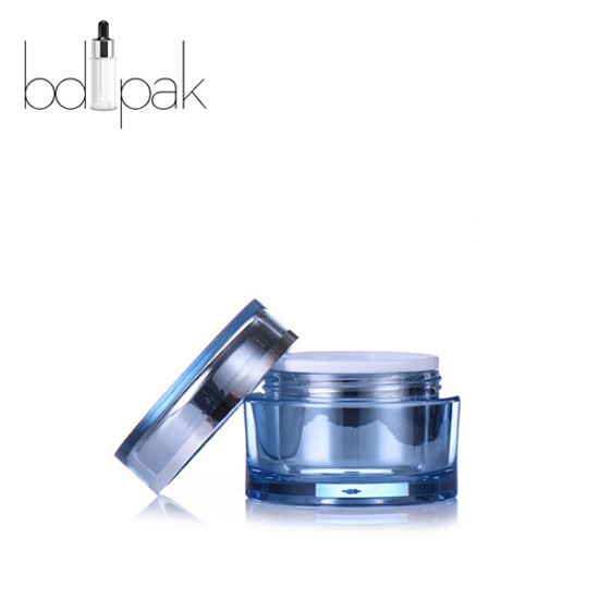 Yuyao Factory Round Luxury Plastic Nail Gel Cosmetic Container Empty 5g 10g Cream Jar