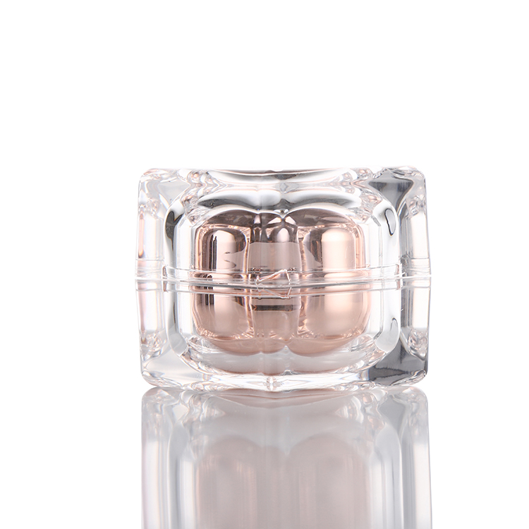 ZY03-A108 cosmetic clear mini plastic acrylic jar 50ml