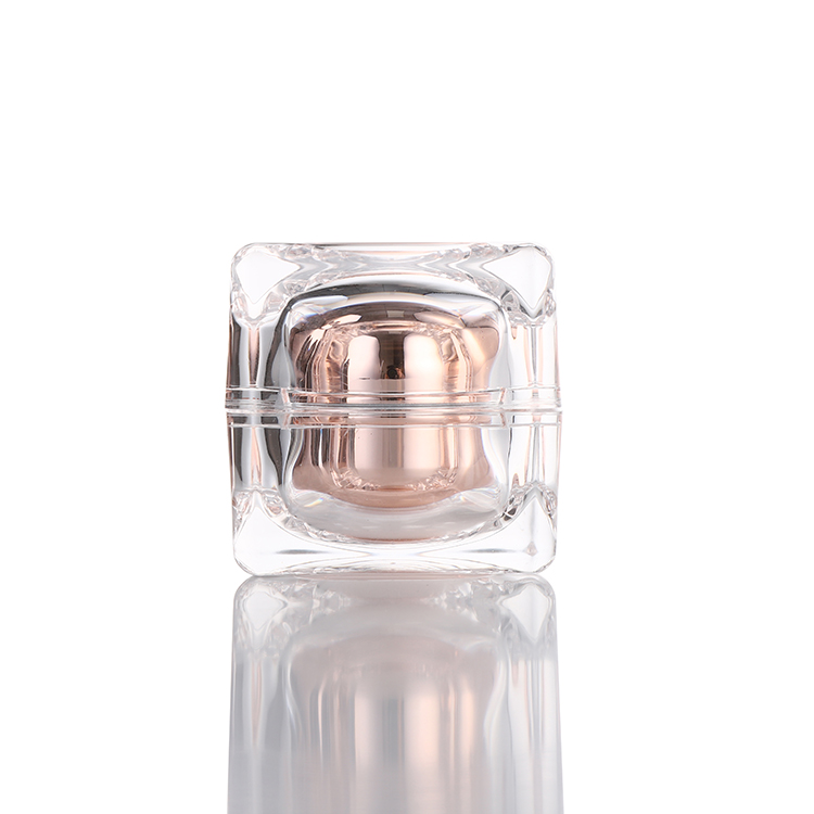 ZY03-A108 cosmetic clear mini plastic acrylic jar 50ml