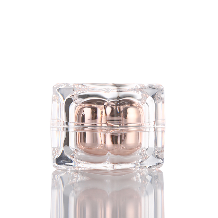ZY03-A108 cosmetic clear mini plastic acrylic jar 50ml