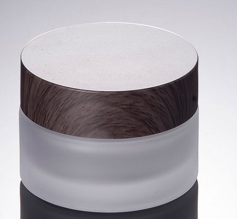 Ze Light 30g cream jar eco friendly cosmetic containers glass bottle frosted cosmetic with high quality lid