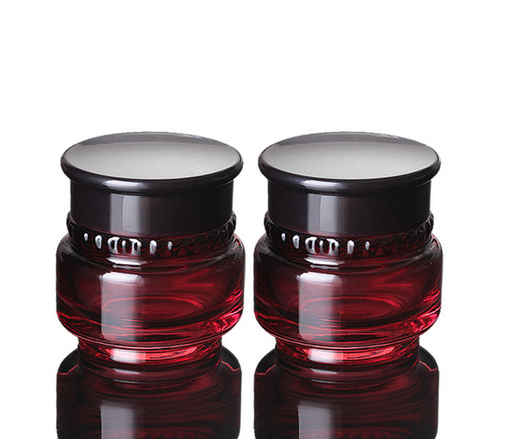Ze Light 50g Empty Face Cream Glass Bottle Cosmetic Glass Bottle Packaging