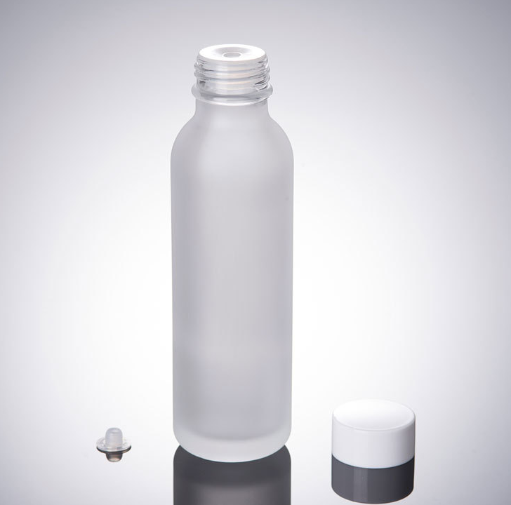Ze Light Stock Product Empty 150ml Frosted Glass Bottle With Screw Cap Toner Bottle Cosmetic Packaging