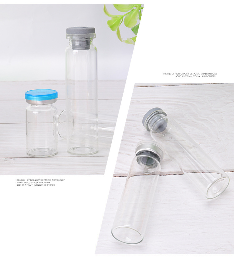 Ze Light Wholesale Customize Injection Ampoule Bottle Vaccine Mini Glass Vial 3ml 5ml 10ml Vaccine Bottles Medical Glass Bottle