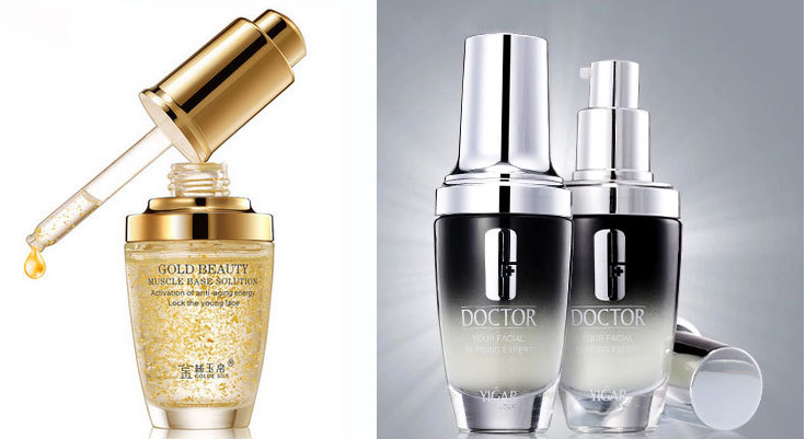 Ze Light set skincare travel packaging box cream lotion pump bottle high quality cosmetic packaging