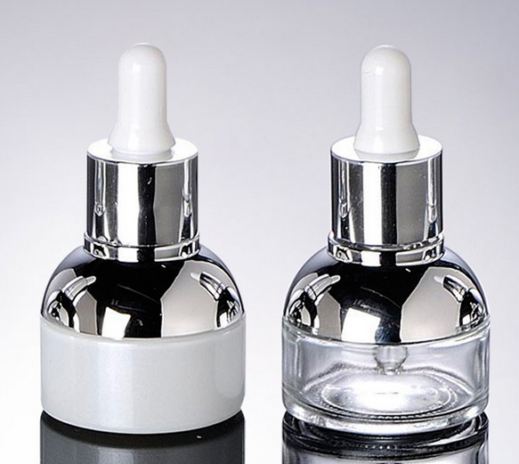 Ze Light stock product 30ml dropper glass bottle essence oil bottle lotion bottle