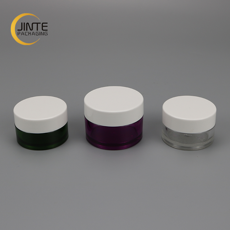 Zhejiang Beauty packaging Thick Wall Color and Logo As your request 5g-250g empty plastic PETG jar for Nail Powder