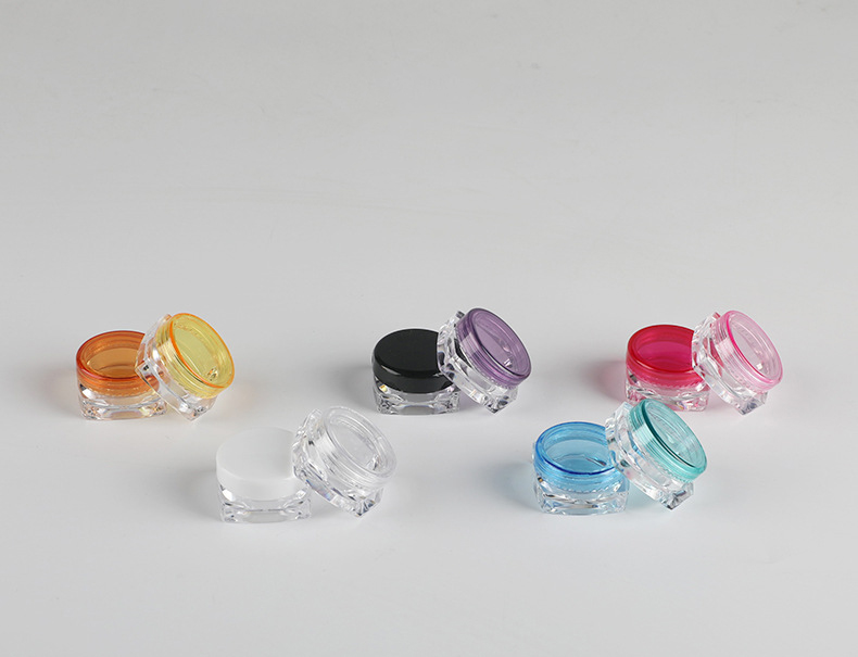 Zhejiang Hangzhou Factory Selling Directly sealable clear plastic eye cream jar bottle, cream box, cosmetic packaging