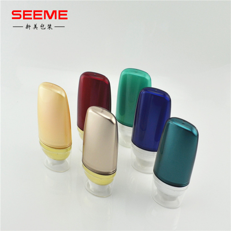Zhejiang Skincare Packaging empty cosmetic lotion bottle airless pump bottle 50ml
