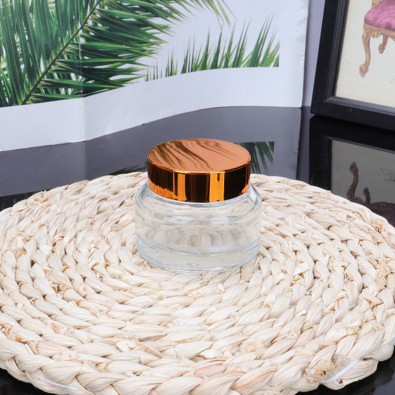 Zhejiang ready stock frosted gold packaging 10g 20g 30g 50g cream jar for sale