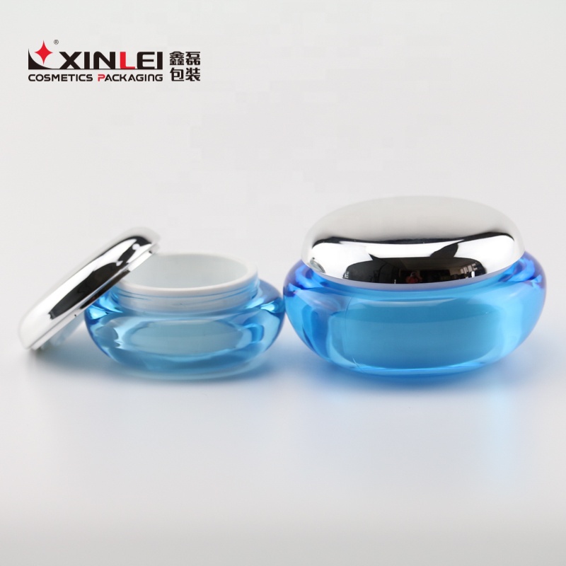 Zhejiang shaoxing luxury jar jars for creamsplastic jars with lids for eyeshadow 50g