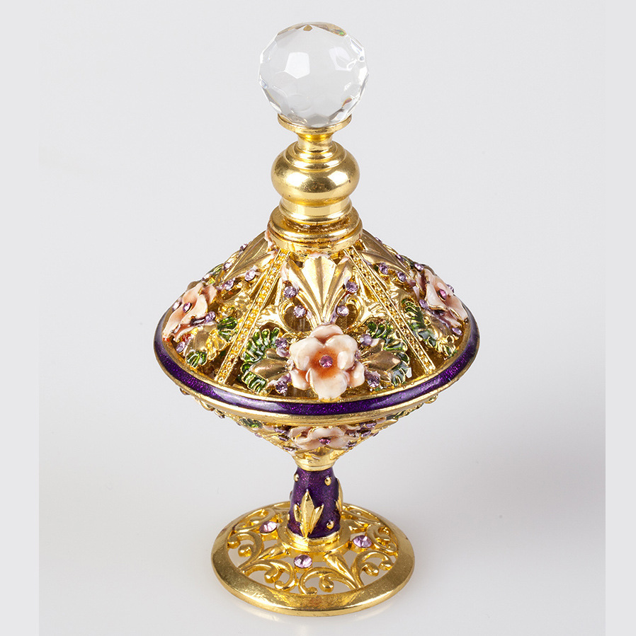 Zinc Alloy Metal Custom Luxury Perfume Bottle Spray Arabic Perfume Bottle