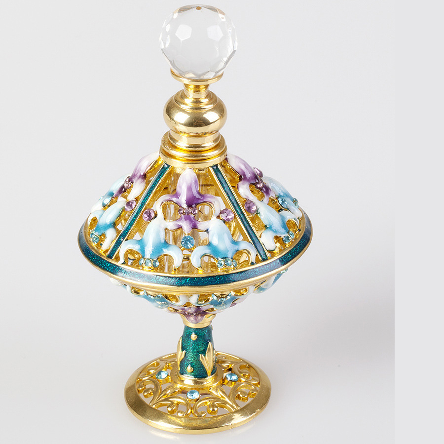 Zinc Alloy Metal Custom Luxury Perfume Bottle Spray Arabic Perfume Bottle