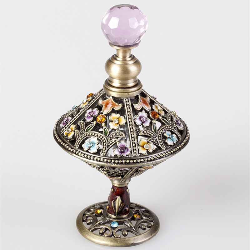 Zinc Alloy Metal Custom Luxury Perfume Bottle Spray Arabic Perfume Bottle