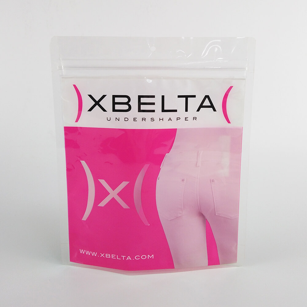 Zipper Designs Small Kids Paper Polybag Plastic Mylar Stand Up Pouch Custom Underwear Packaging