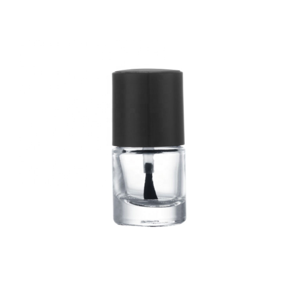 accept print logo paint any color you want wholesale square clear empty nail polish bottle with gold top cap
