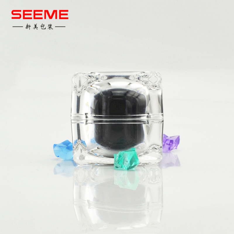 acrylic cosmetic cream jar empty skincare packaging bottle 30g