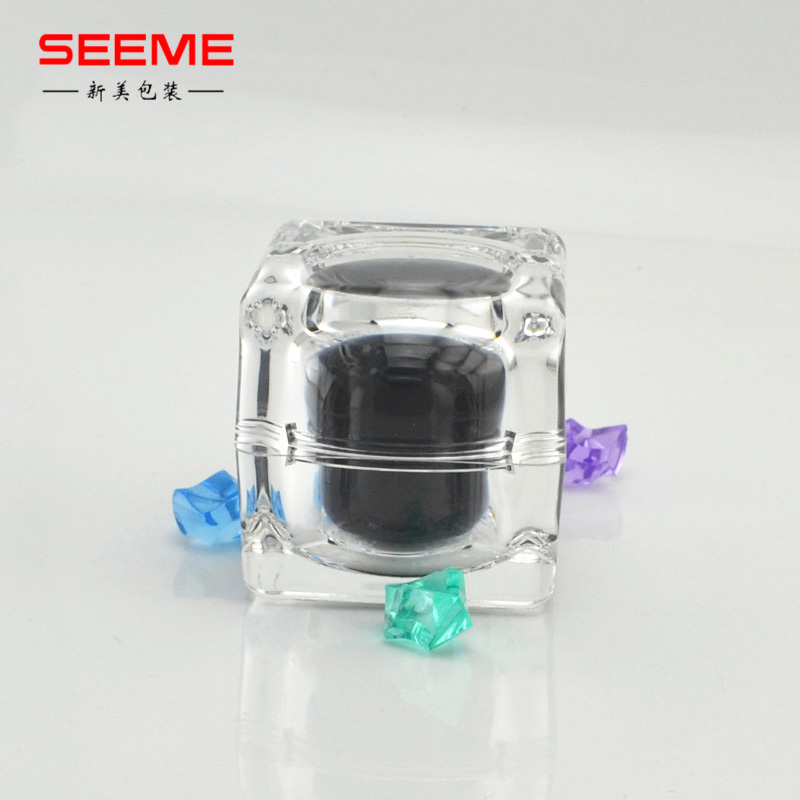 acrylic cosmetic cream jar empty skincare packaging bottle 30g