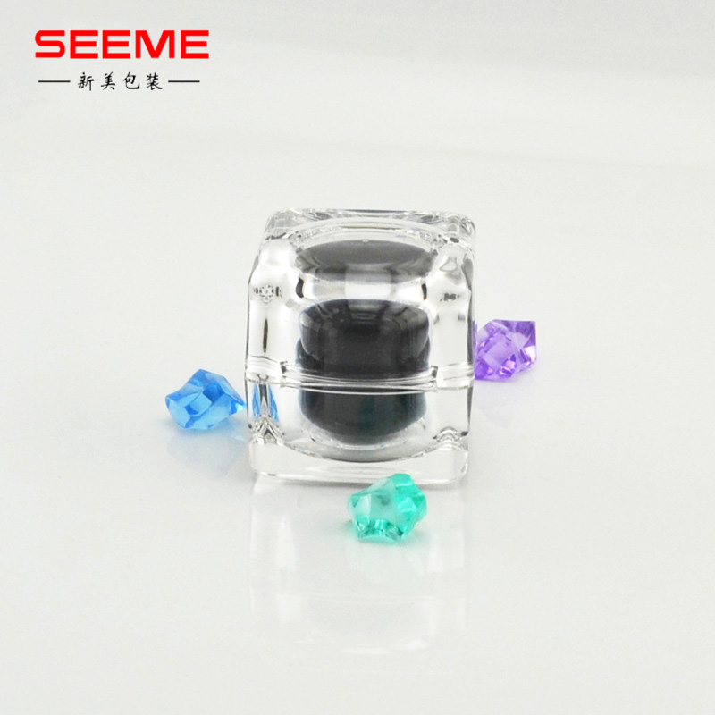 acrylic cosmetic cream jar empty skincare packaging bottle 30g