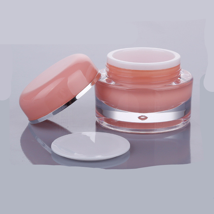 acrylic jar frosted cosmetic jars acrylic cream jar