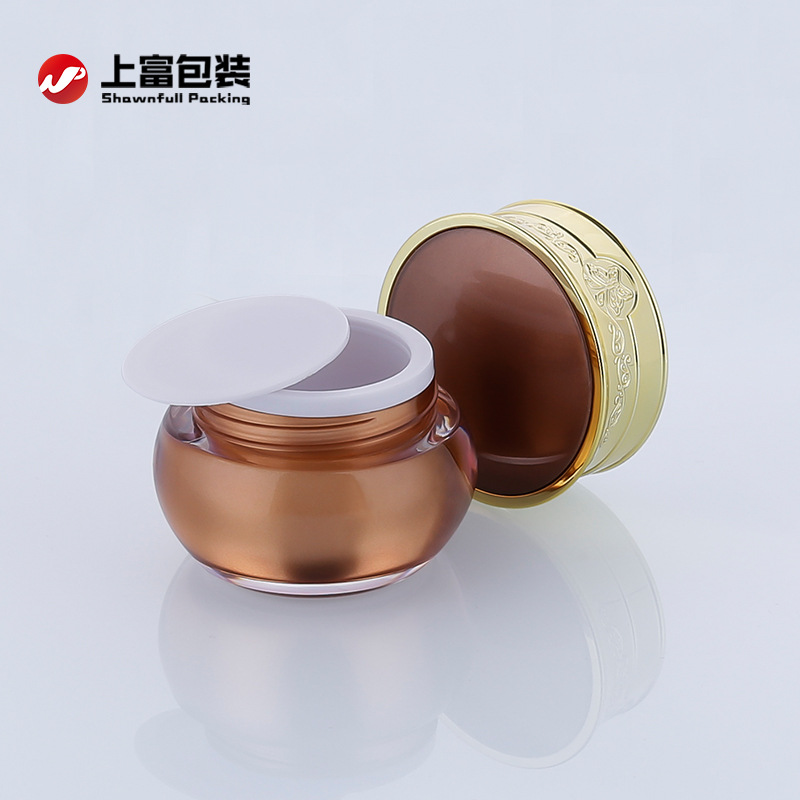 acrylic jar frosted cosmetic jars acrylic cream jar