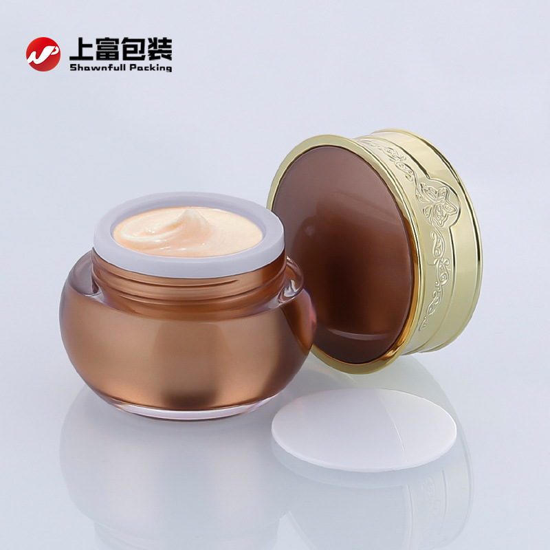 acrylic jar frosted cosmetic jars acrylic cream jar