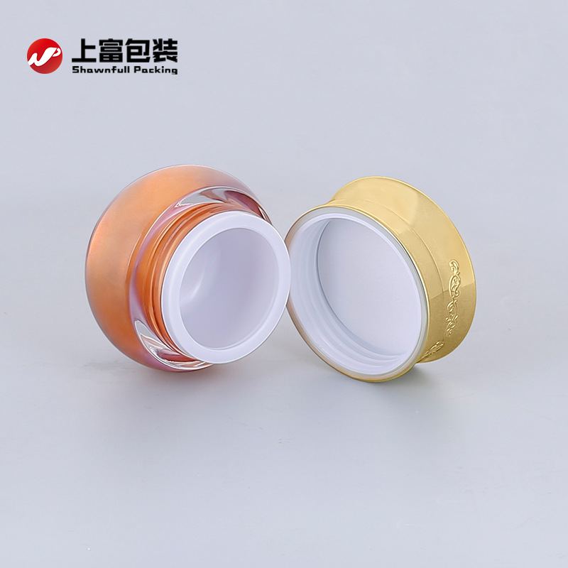 acrylic jar frosted cosmetic jars acrylic cream jar