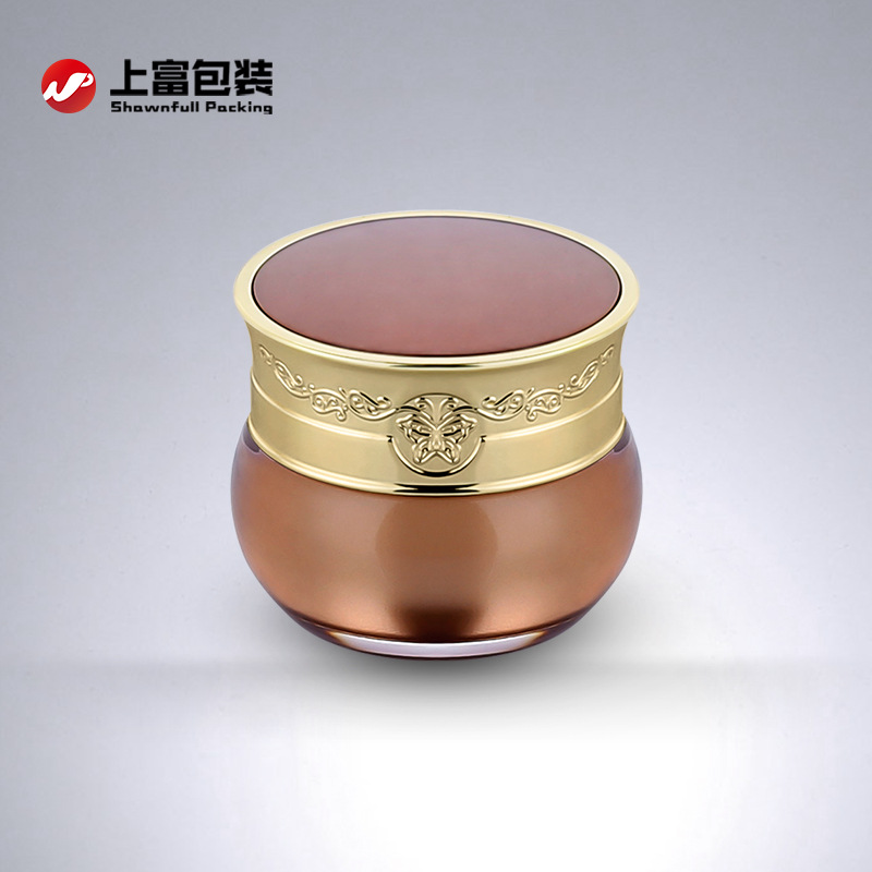 acrylic jar frosted cosmetic jars acrylic cream jar