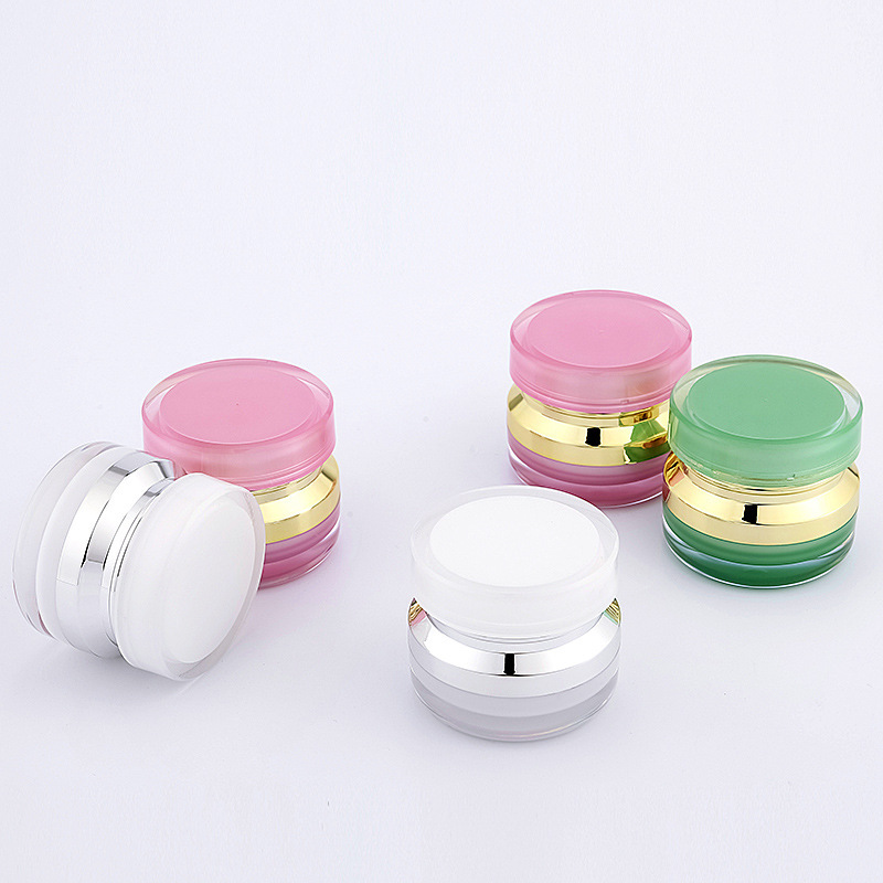 acrylic plastic cosmetic cream jar for serum high quality cream jars container cosmetics cream jar