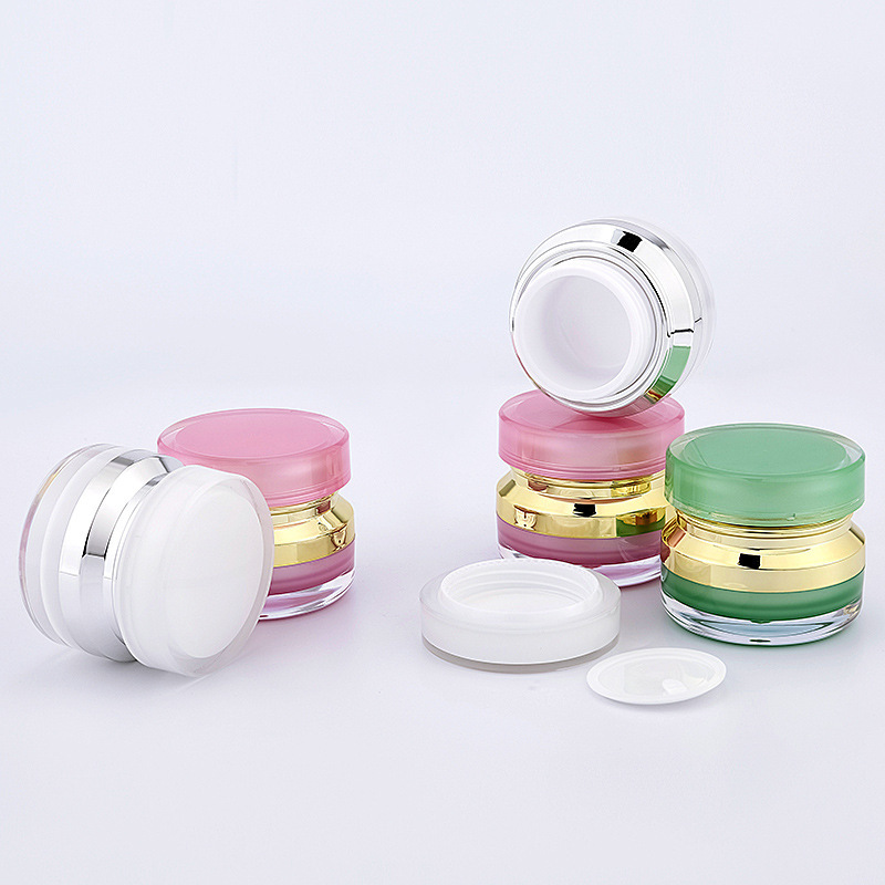 acrylic plastic cosmetic cream jar for serum high quality cream jars container cosmetics cream jar