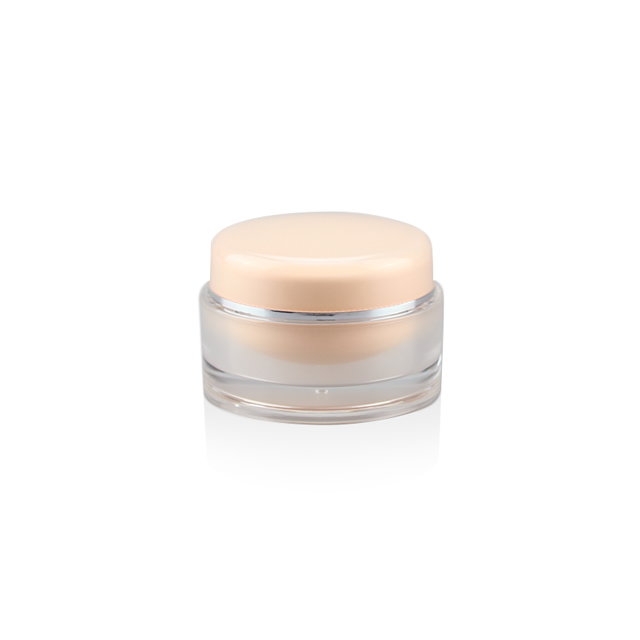 acrylic round empty cosmetic container 100g jar