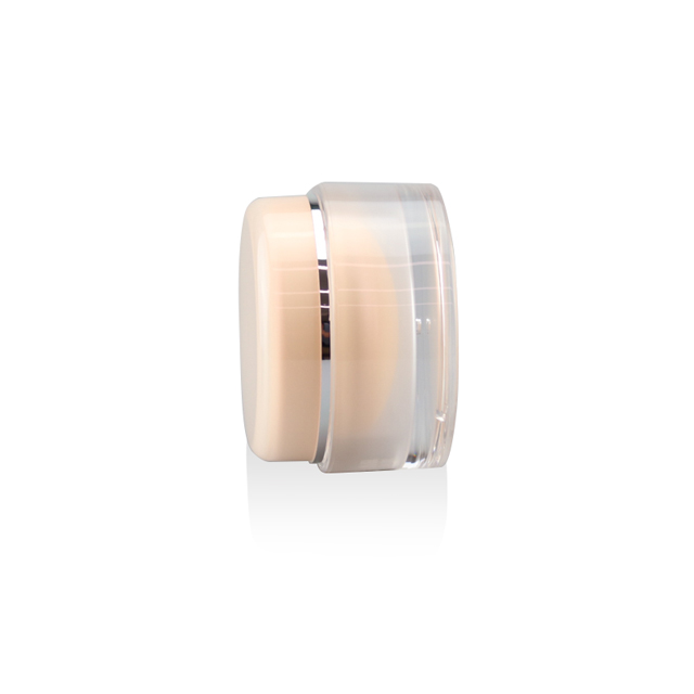 acrylic round empty cosmetic container 100g jar