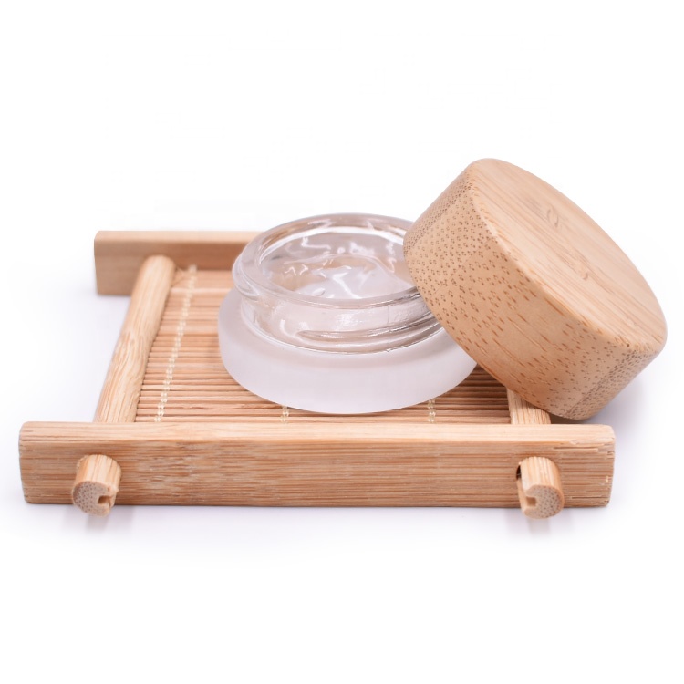 airtight tobacco glass cosmetic jar , eco-friendly 3g 5g clear mini jar glass for eye cream