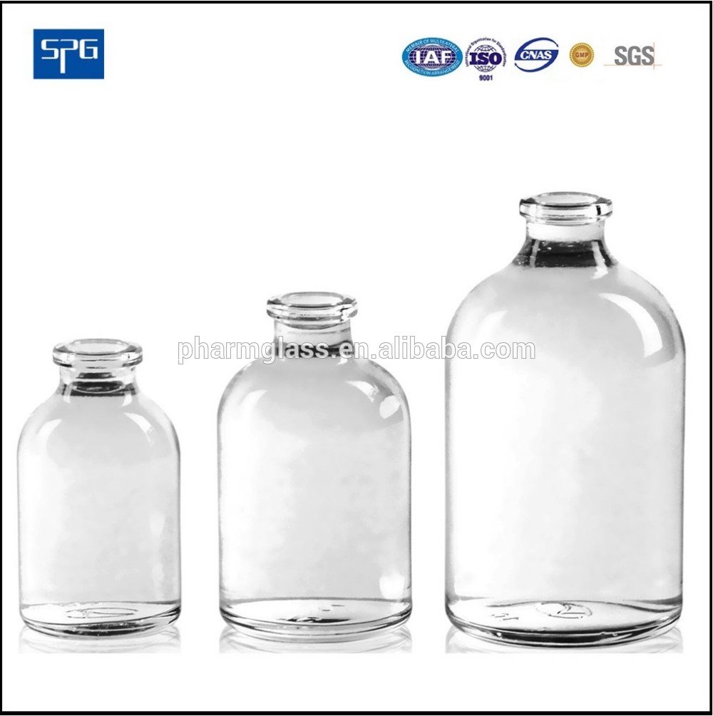 all sizes of high borosilicate clear Infusion Glass Bottle
