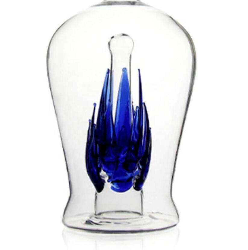 aloe bottle/blue agave wine bottles/75cl glass wine bottle